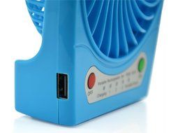 Momoday&reg; Mini Personal Electrical Portable Fan Rechargeable Power Bank Fan 3 Speeds Desktop Summer Cooler Fan... N12