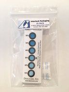 25 Card Pack of Humidity Indicator Cards - 10-60% 6 Spot