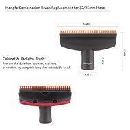Hongfa 8 Pieces Crevice Upholstery Combination Cleaning Tool Attachment Replacement Set for Universal 32mm (1... N4