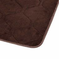 Mikey Store Ultra Soft Anti-Slip Mats Carpet Bath Toilet Vertical Strips Vertical Stripes Memory Foam Mat Bath... N5