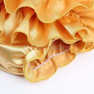 Baby Girls Infant Toddler Satin Ruffle Bloomers Pants Diaper Nappy Cover 3-24M N5