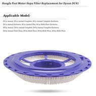 1pcs Post Motor Hepa Filter Replacement for Dyson Exhaust DC41, Hongfa Washable Reuseable Filter Replacement Kit... N4