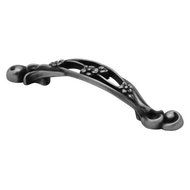 Hickory Hardware P2131-SPA 96mm Art Nouveau Pull, Satin Pewter Antique by Hickory Hardware