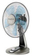 Rowenta VU2531 Turbo Silence Oscillating 12-Inch Table Fan Powerful and Quiet, 4-Speed, Bronze N3