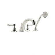 Rohl A2104LMPN Country Bath San Julio Four Hole Deck Mounted Tub Filler in Polished Nickel by Rohl
