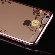 iPhone 7 Case,iPhone7 Case,ikasus Mini Love Heart Glitter Bling Crystal Rhinestone Diamonds Clear Rubber Golden... N77