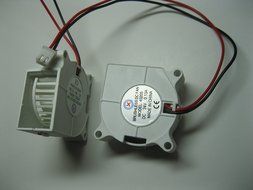 2 pcs Brushless DC Blower Fan 4020S 24V 2 Wires 40x20mm White Color Sleeve-bearing Skywalking N4