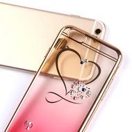 iPhone 7 Case,iPhone7 Case,ikasus Mini Love Heart Glitter Bling Crystal Rhinestone Diamonds Clear Rubber Golden... N85