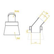 WORKSHOP Wet Dry Vacuum Accessories WS12553A Shop Vacuum Attachment Kit For Use With Shop Vacuum 1-1/4-Inch Hose N2
