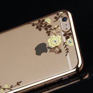 iPhone 7 Case,iPhone7 Case,ikasus Mini Love Heart Glitter Bling Crystal Rhinestone Diamonds Clear Rubber Golden... N87