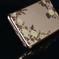 iPhone 7 Case,iPhone7 Case,ikasus Mini Love Heart Glitter Bling Crystal Rhinestone Diamonds Clear Rubber Golden... N88