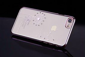 iPhone 7 Case,iPhone7 Case,ikasus Mini Love Heart Glitter Bling Crystal Rhinestone Diamonds Clear Rubber Golden... N89