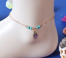 Women Sexy Crystal Anklet Ankle Bracelet Barefoot Sandal Beach Foot Jewelry Gift N18