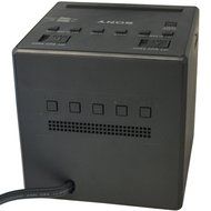 Sony Dual Alarm Clock with Extendable Snooze, AM/FM Radio, Built-in Calendar, Large LED Display, &amp; Battery Backup...