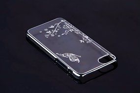 iPhone 7 Case,iPhone7 Case,ikasus Mini Love Heart Glitter Bling Crystal Rhinestone Diamonds Clear Rubber Golden... N93