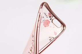 iPhone 7 Case,iPhone7 Case,ikasus Mini Love Heart Glitter Bling Crystal Rhinestone Diamonds Clear Rubber Golden... N96