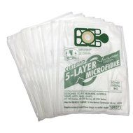 10 Pack of Microfiber Vacuum Dust Bags Designed to Fit Numatic Henry Hetty Basil James