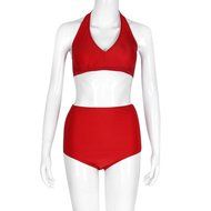HOT Sale!Canserin Women Plus Size High Waist Push up Padded Bikini N10