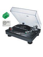 Audio-Technica Black USB DJ Turntable with ATN95E Stylus AT-LP120BK-USB