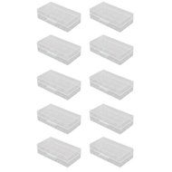 Battery Storage Box, FTXJ 10PCS CR123A 18650 16340 Plastic Hard Case Small Box Holder N3