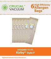 6 Kirby Style F High Efficiency Paper Vacuum Cleaner Bags Fits Kirby Ultimate G Diamond Edition, Ultimate G series...
