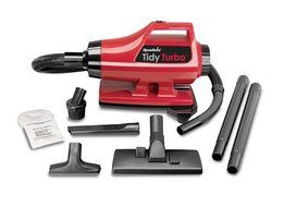 Readivac 36010 Tiny Turbo 1000-Watt Canister Vacuum, Red - Corded N2