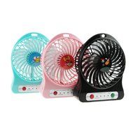 Greenery 360 Degree Rotating Antique USB Powered Plug Charging Ultra-quiet Metal Desktop Table Fan Super Mute... N27