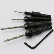 MuLuo 4pcs Countersink Drill Bit Quick Change Hex Shank Screw Tool #6 #10 #13 #16 N2
