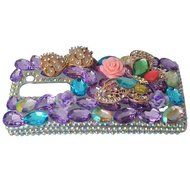 Spritech(TM) Bling Clear Phone Case For LG spirit h440 C70/LG Escape 2/LG Logos/LG Spirit 4G LTE,3D Handmade Silver... N41