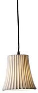Justice Design Group POR-8815-20-PLET-DBRZ Limoges Collection 1-Light Pendant, Mini by Justice Design Group Lighting
