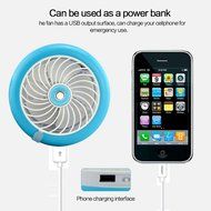 Topwell Humidifier Fan USB Mini Cooling Misting Fan Portable Water Spray Fan Rechargeable Humidifier Personal... N18
