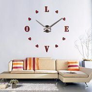 EverTrust(TM) new wall clock reloj de pared quartz watch europe horloge home living room 3d acrylic mirror vintage... N7