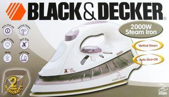 Black &amp; Decker X1050 2200-watt Auto-Shut Off Steam Iron, 220-volt N2