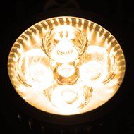 SODIAL(R) 4W Dimmable MR16 LED Bulb/3200K Warm White LED Spotlight/50 Watt Equivalent Bi Pin GU5.3 Base/330 Lumen... N5