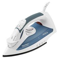 Sunbeam GreenSense SteamMaster Full Size Professional Iron with ClearView, White and Blue