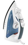 Sunbeam GreenSense SteamMaster Full Size Professional Iron with ClearView, White and Blue N2