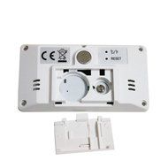 Humidity Monitor JN206 with Ditigal Temperature Gauge Meter for Home (white) N5