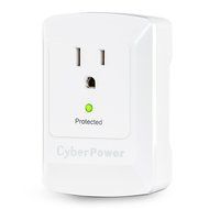 CyberPower CSB100W 900 Joules Essential Wall Tap with 1-Outlet Surge Suppressor N3