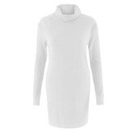 Women Dress,Haoricu Fall Womens Casual Long Sleeve High-collar Solid Jumper Turtleneck Sweater Dress Skirt Coat... N17