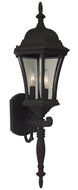 Craftmade Z340-05 Wall Lanterns with Clear Glass Shades, Black by Craftmade