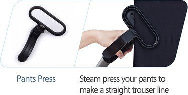 SALAV Performance Series GS-06 DJ Black Garment Steamer with Adjustable Hanger, 1500-watt, Black N6