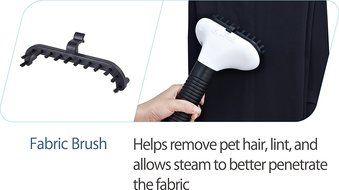 SALAV Performance Series GS-06 DJ Black Garment Steamer with Adjustable Hanger, 1500-watt, Black N7