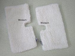 Woreach Shark Steam Pocket Mop Microfiber Cleaning Pads For S3500, S3550, S3601 and S3901 - 2Pcs Pads For Shark... N5