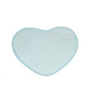 Kingfansion Bedroom Door Mat Heart Shaped Carpet Fluffy Chenille Rug Cushion (Purple) N11
