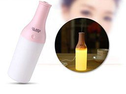 Jahoo USB Mini Air Humidifier Lovely Wine Bottle Shape Mini Humidifier N4
