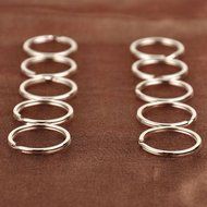 Lots 10pcs Metal Key Holder Split Rings Keyring Keychain Keyfob Accessories New N6