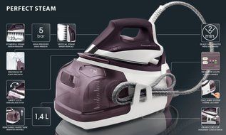 Rowenta Perfect Steam Pressure Iron/Steamer N8