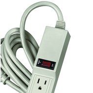 Fellowes 6-Outlet Office/Home Power Strip, 15 Foot Cord - Wall Mountable (99026)