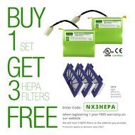 UL&amp;CE Certified - Lithium Neato XV Series Replacement Battery for Neato XV-11, XV-12, XV-14, XV-15, XV-21, XV-... N4