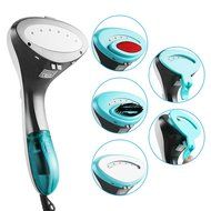 Handheld Garment Steamer, Joly Joy Portable Fabric Steamer 1500W Powerful with Fast Heat-up, Includes Four Convenient... N8